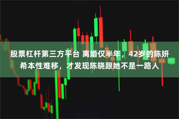 股票杠杆第三方平台 离婚仅半年,42岁的陈妍希本性难移,才发现陈晓跟她不是一路人